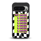 try again back phone cover | glass case for google pixel 9 pro xl
