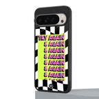 try again back phone cover | glass case for google pixel 9 pro