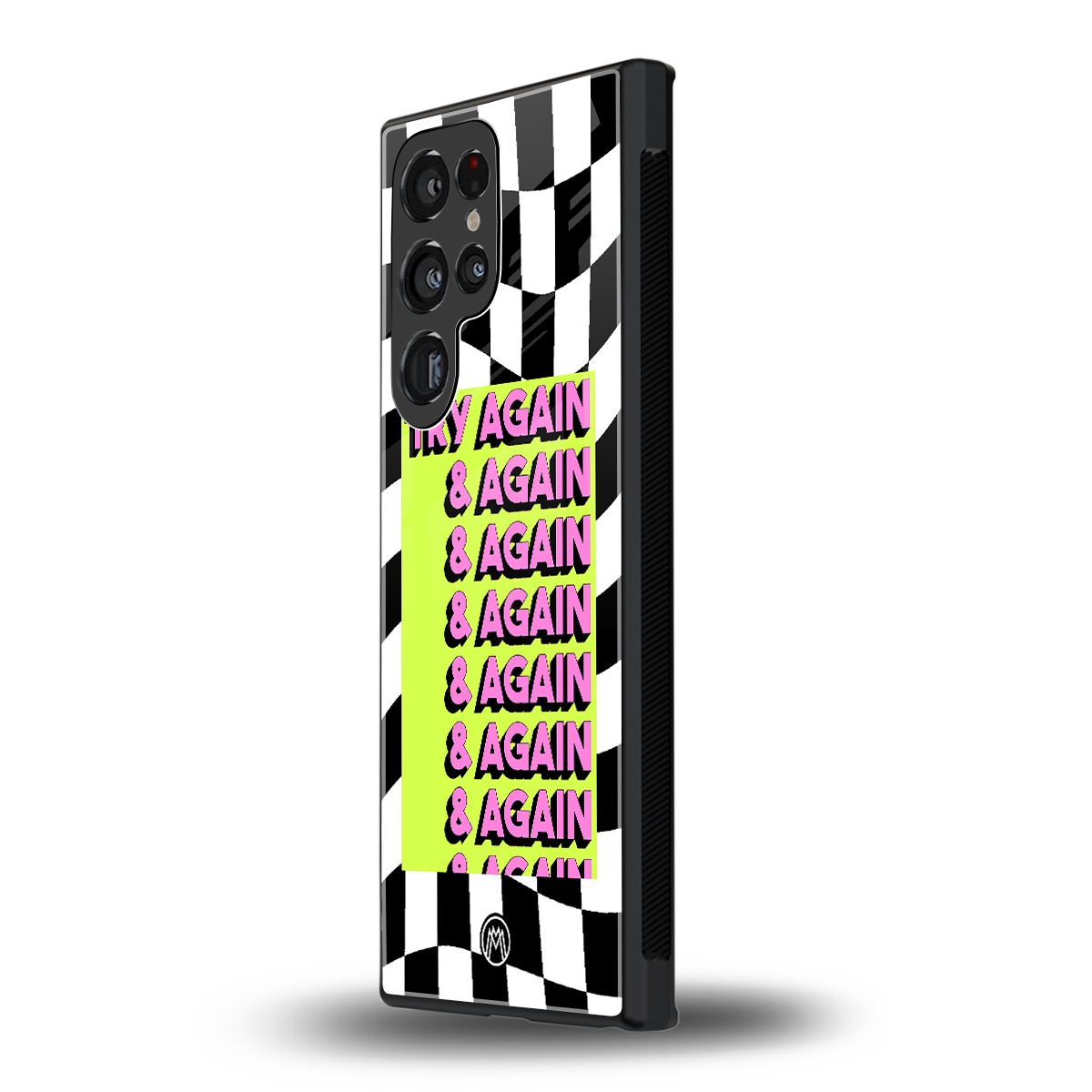 try again back phone cover | glass case for samsung galaxy s24 ultra