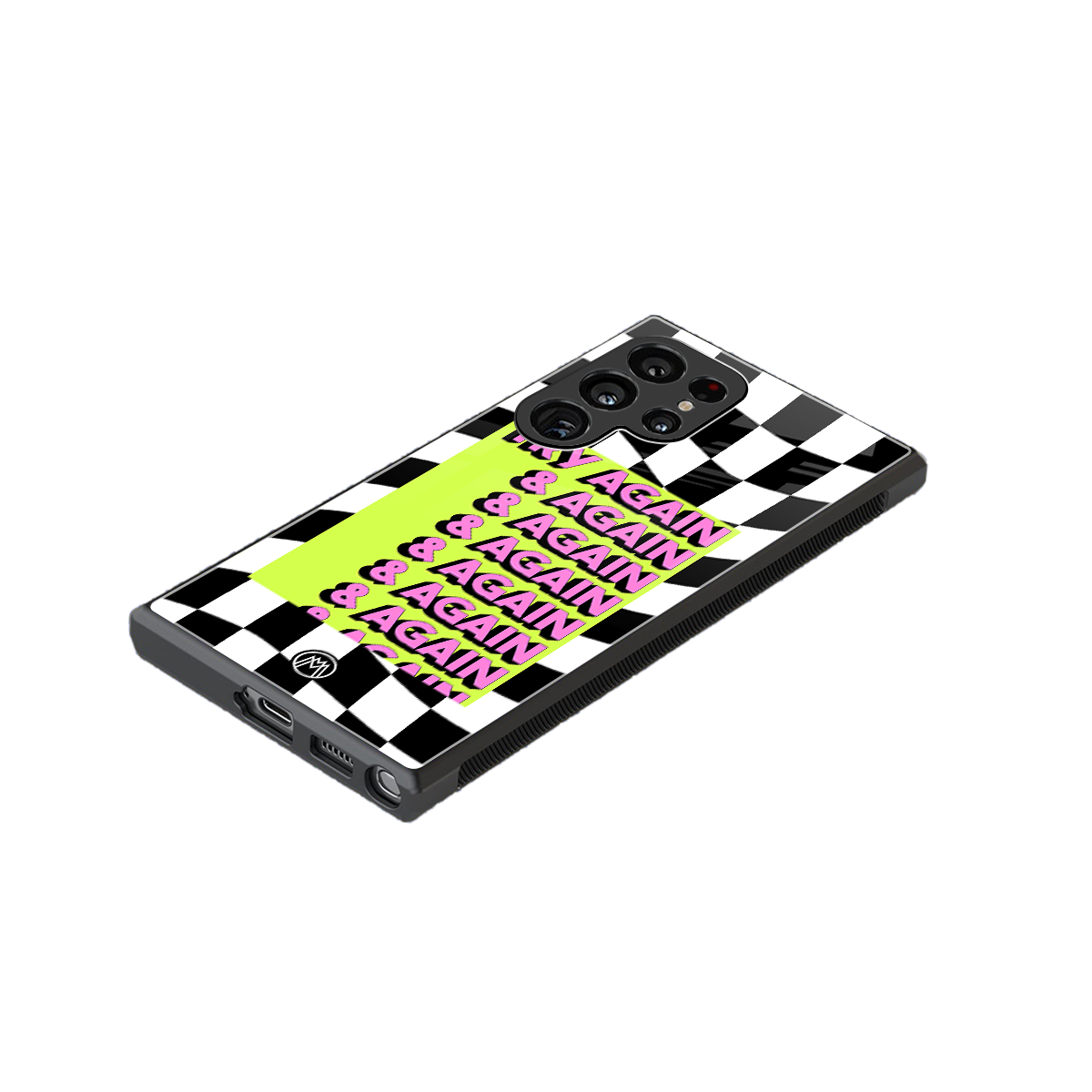 try again back phone cover | glass case for samsung galaxy s23 ultra