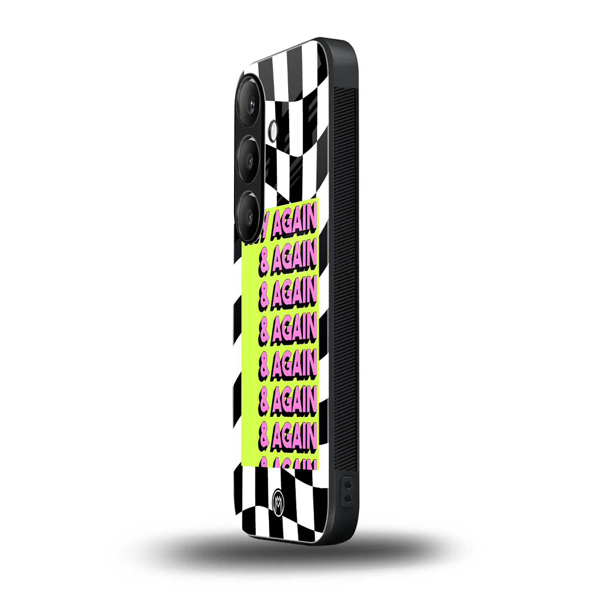 try again back phone cover | glass case for samsung galaxy s23