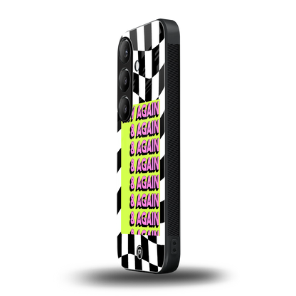 try again back phone cover | glass case for samsung galaxy s23