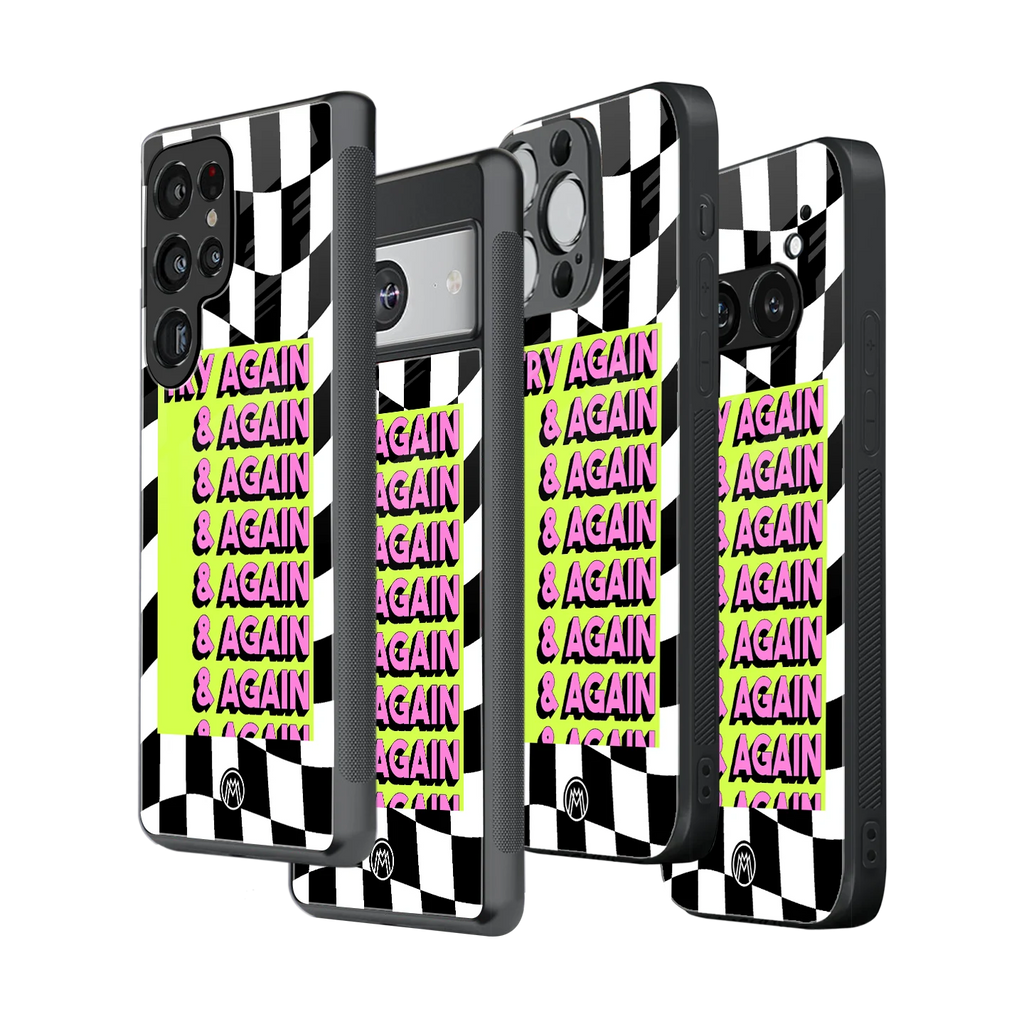 Stylish Glass Back Case for All Smartphones – iPhone, Samsung, OnePlus, Pixel, Redmi, Oppo, Vivo, Motorola