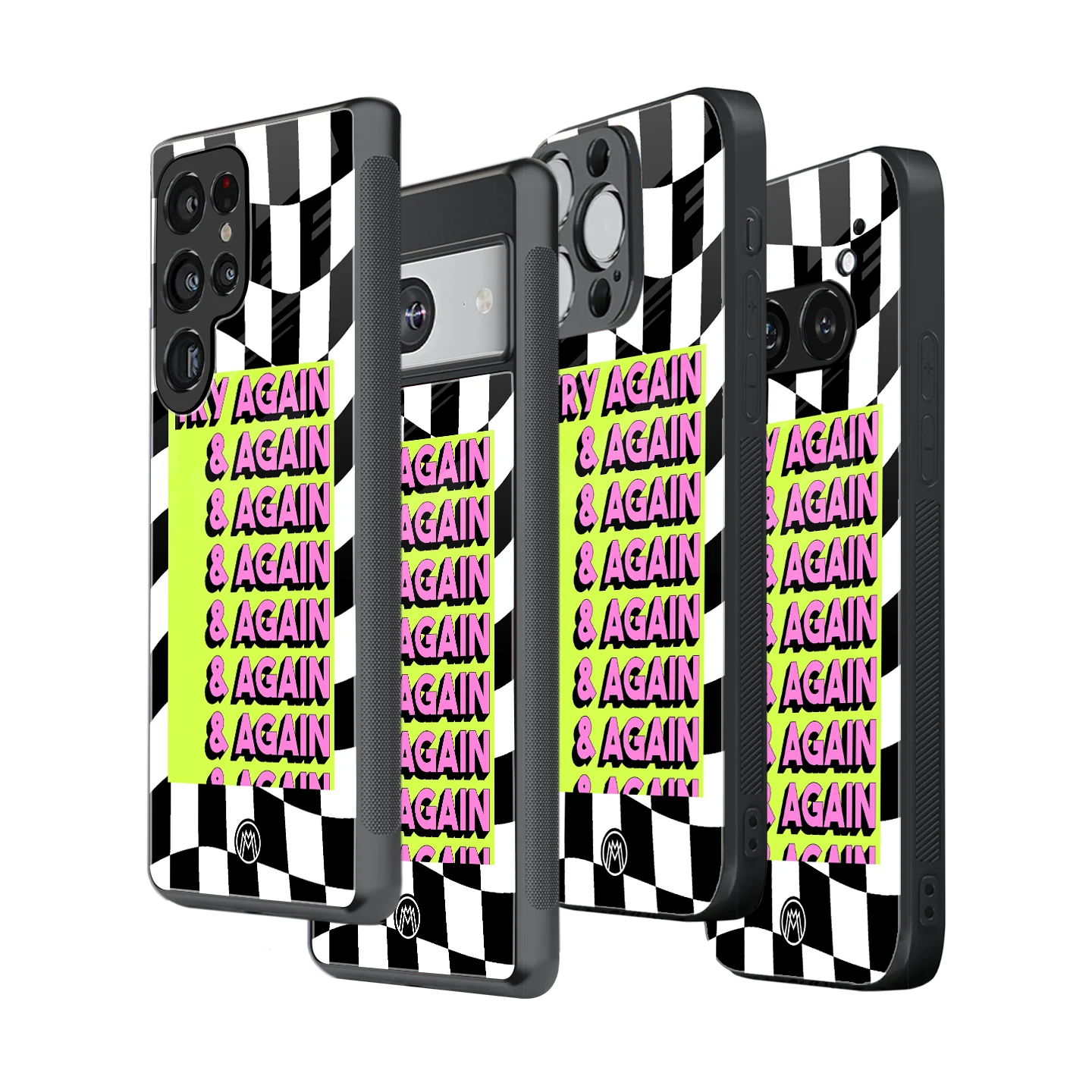 Stylish Glass Back Case for All Smartphones – iPhone, Samsung, OnePlus, Pixel, Redmi, Oppo, Vivo, Motorola