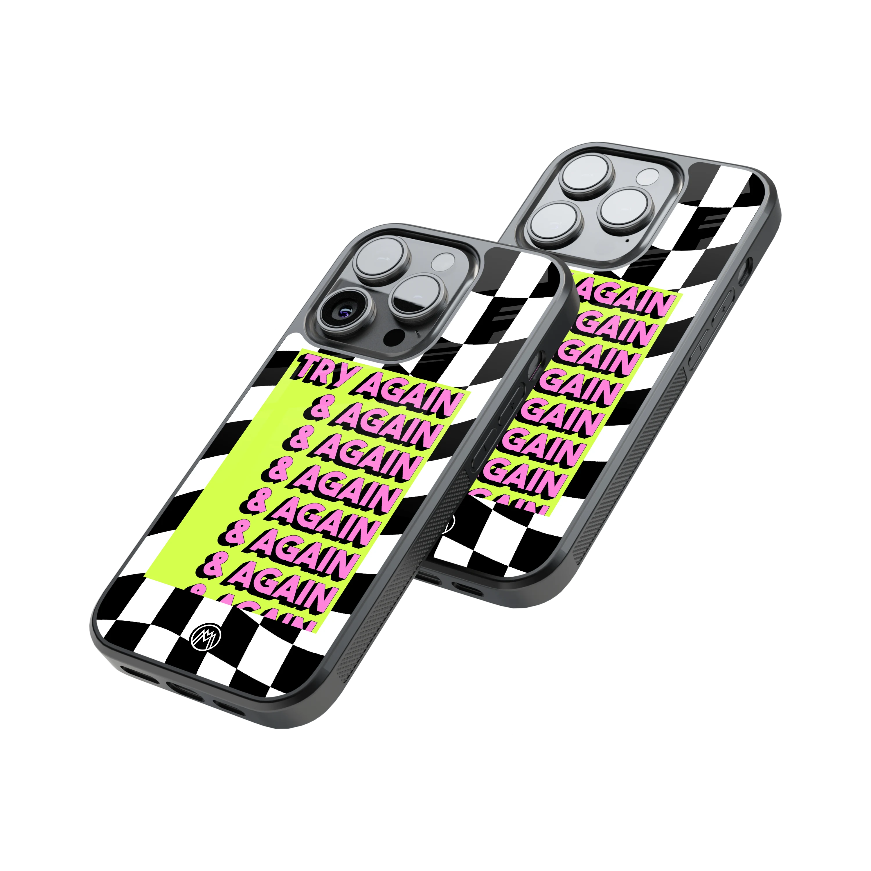 Protective Glass Back Phone Case Compatible with iPhone, Samsung, OnePlus, Pixel & More