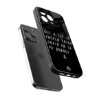tryna drain my energy back phone cover | glass case for iphone 14 pro max