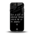 tryna drain my energy back phone cover | glass case for iphone 14