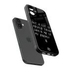 tryna drain my energy back phone cover | glass case for iphone 16