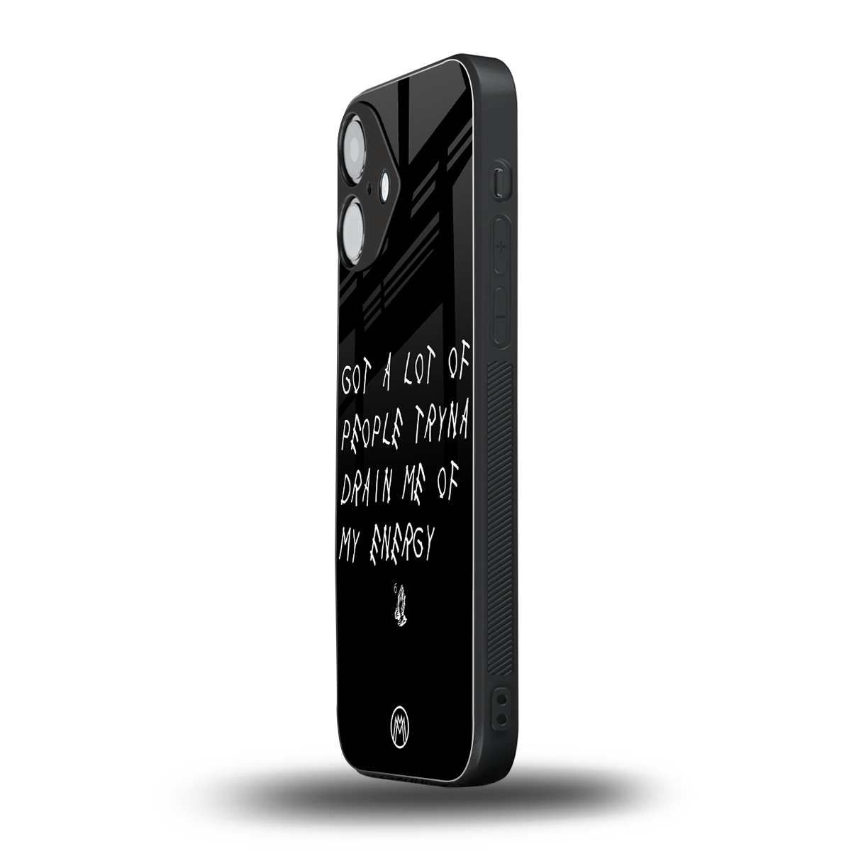 tryna drain my energy back phone cover | glass case for iphone 16