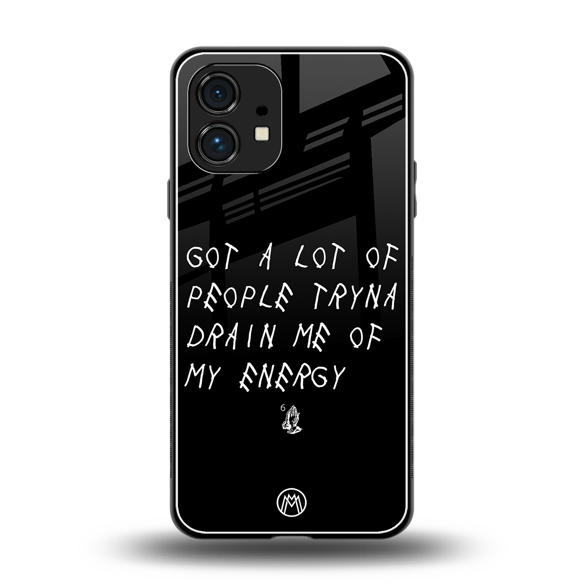 tryna drain my energy back phone cover | glass case for nothing phone 1