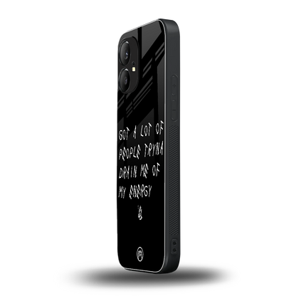 tryna drain my energy back phone cover | glass case for nothing phone 1