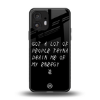 tryna drain my energy back phone cover | glass case for nothing phone 2