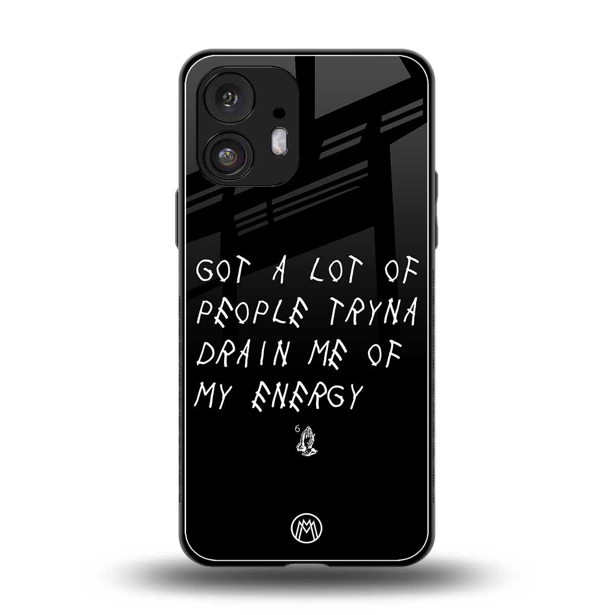 tryna drain my energy back phone cover | glass case for nothing phone 2