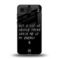 tryna drain my energy back phone cover | glass case for oneplus nord 4