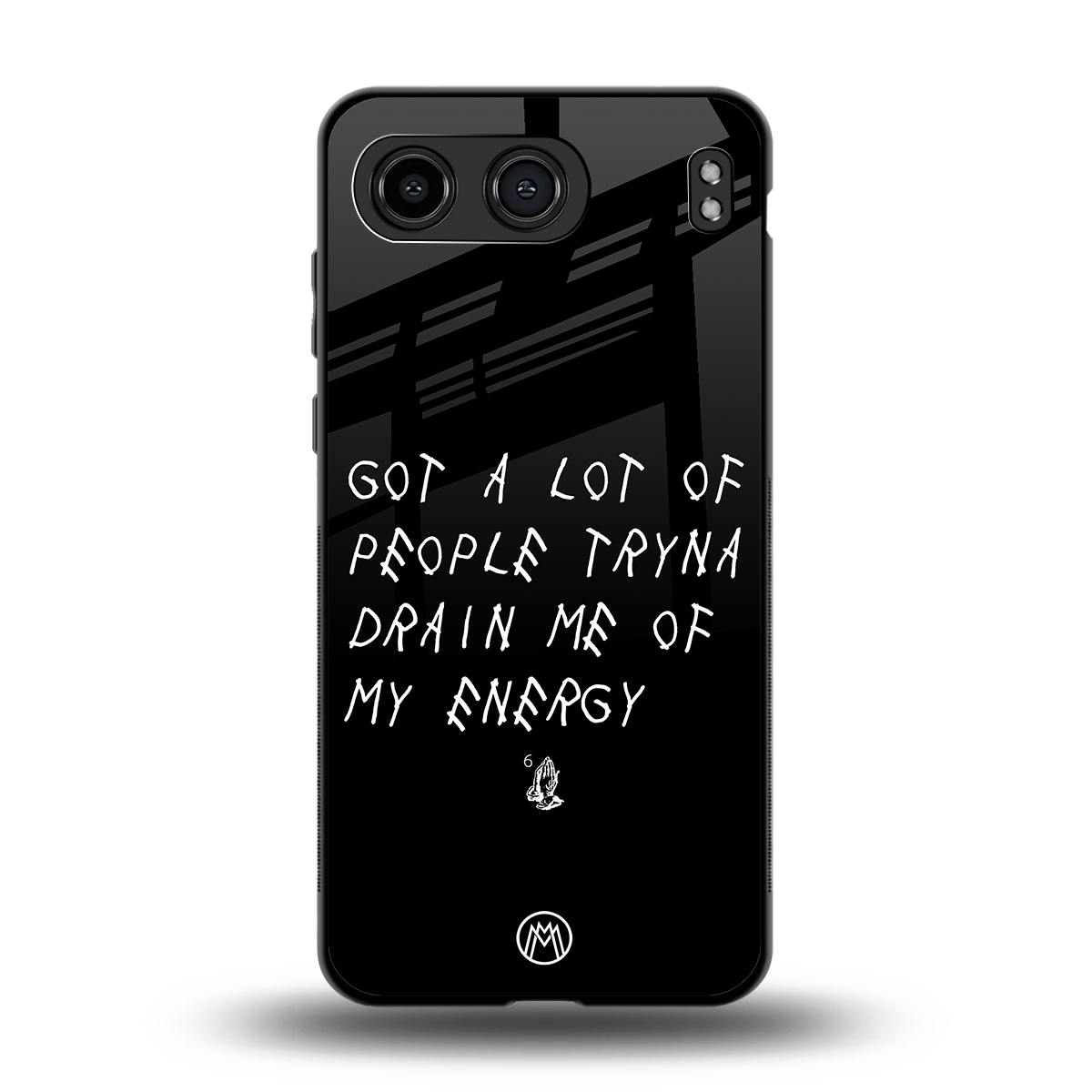 tryna drain my energy back phone cover | glass case for oneplus nord 4