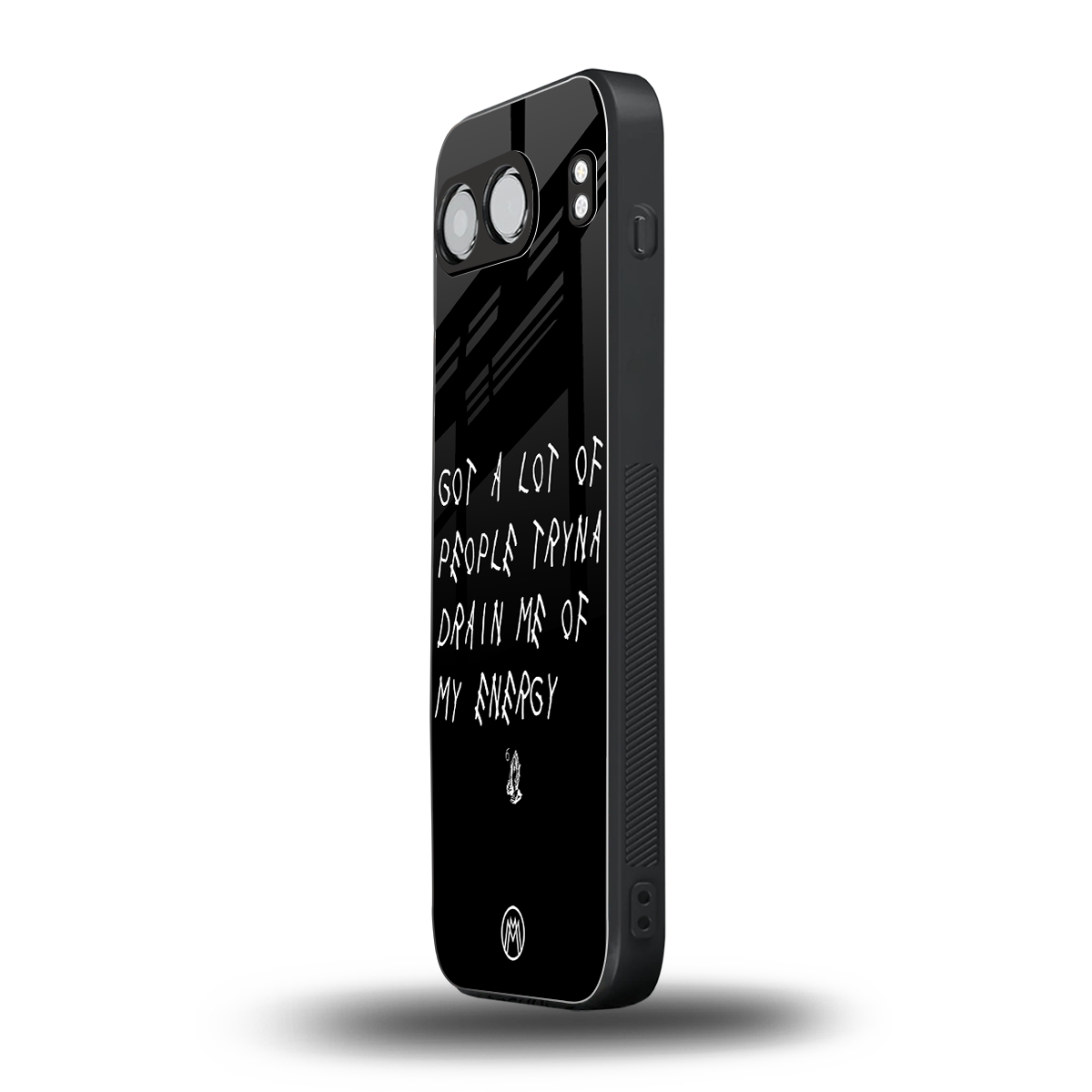 tryna drain my energy back phone cover | glass case for oneplus nord 4