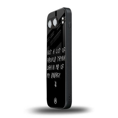 tryna drain my energy back phone cover | glass case for oneplus nord 4