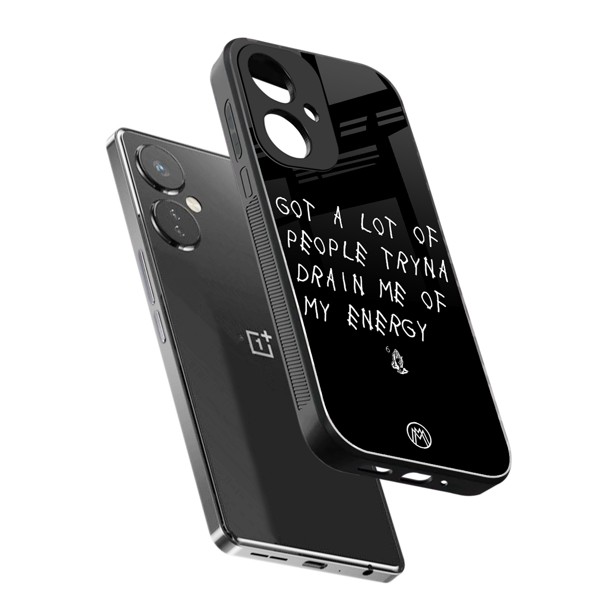 tryna drain my energy back phone cover | glass case for oneplus nord ce 3
