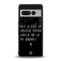 tryna drain my energy back phone cover | glass case for google pixel 7 pro