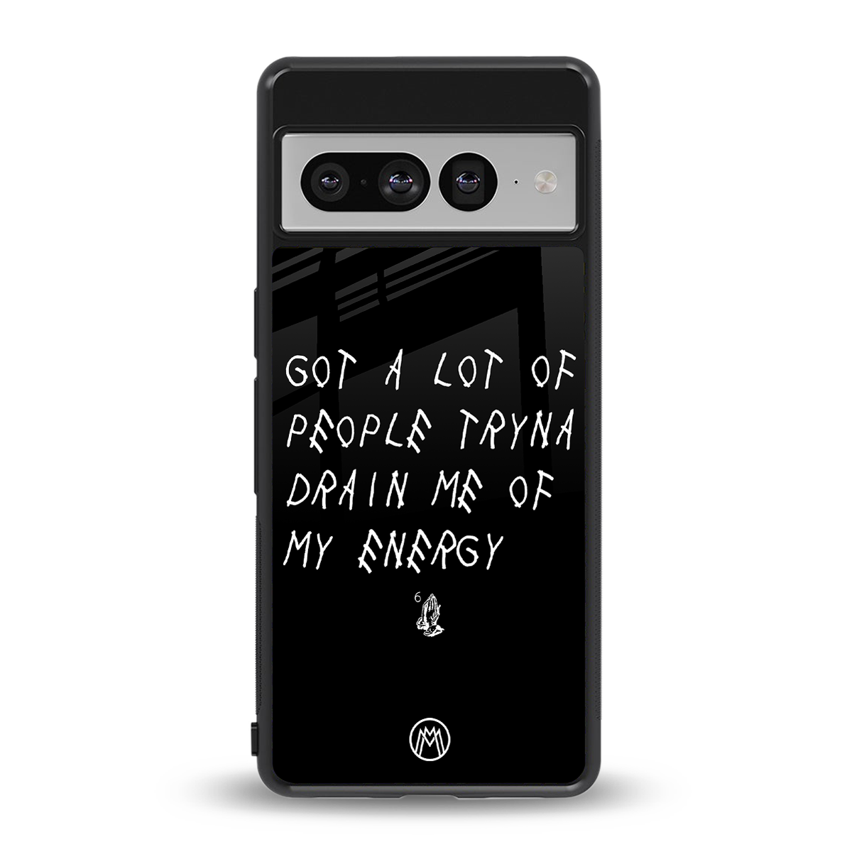 tryna drain my energy back phone cover | glass case for google pixel 7 pro