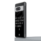 tryna drain my energy back phone cover | glass case for Google Pixel 8