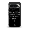 tryna drain my energy back phone cover | glass case for google pixel 9 pro xl
