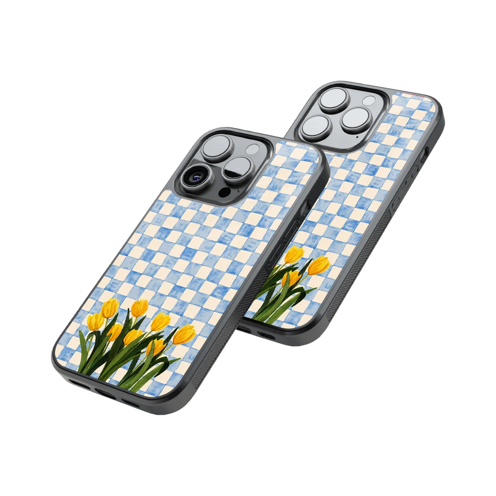 Protective Glass Back Phone Case Compatible with iPhone, Samsung, OnePlus, Pixel & More