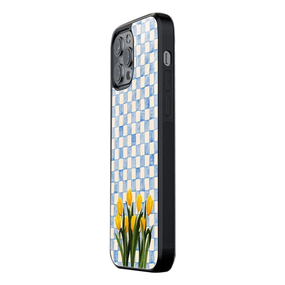 Slim Glass Back Phone Case for Multiple Brands iPhone, Samsung, Redmi, OnePlus, Oppo, Vivo
