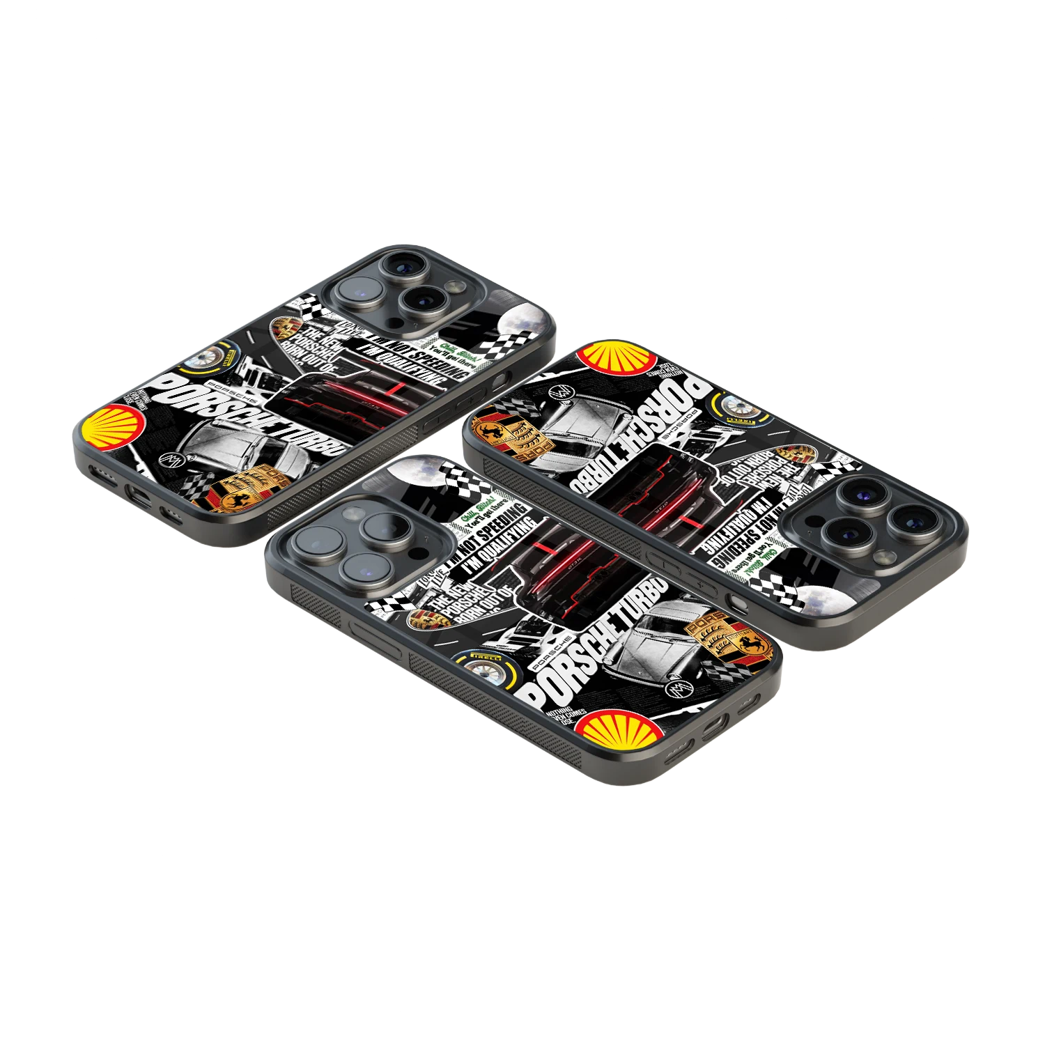 Luxury Glass Back Mobile Cover for iPhone, Samsung Galaxy, OnePlus, Pixel, Redmi & More