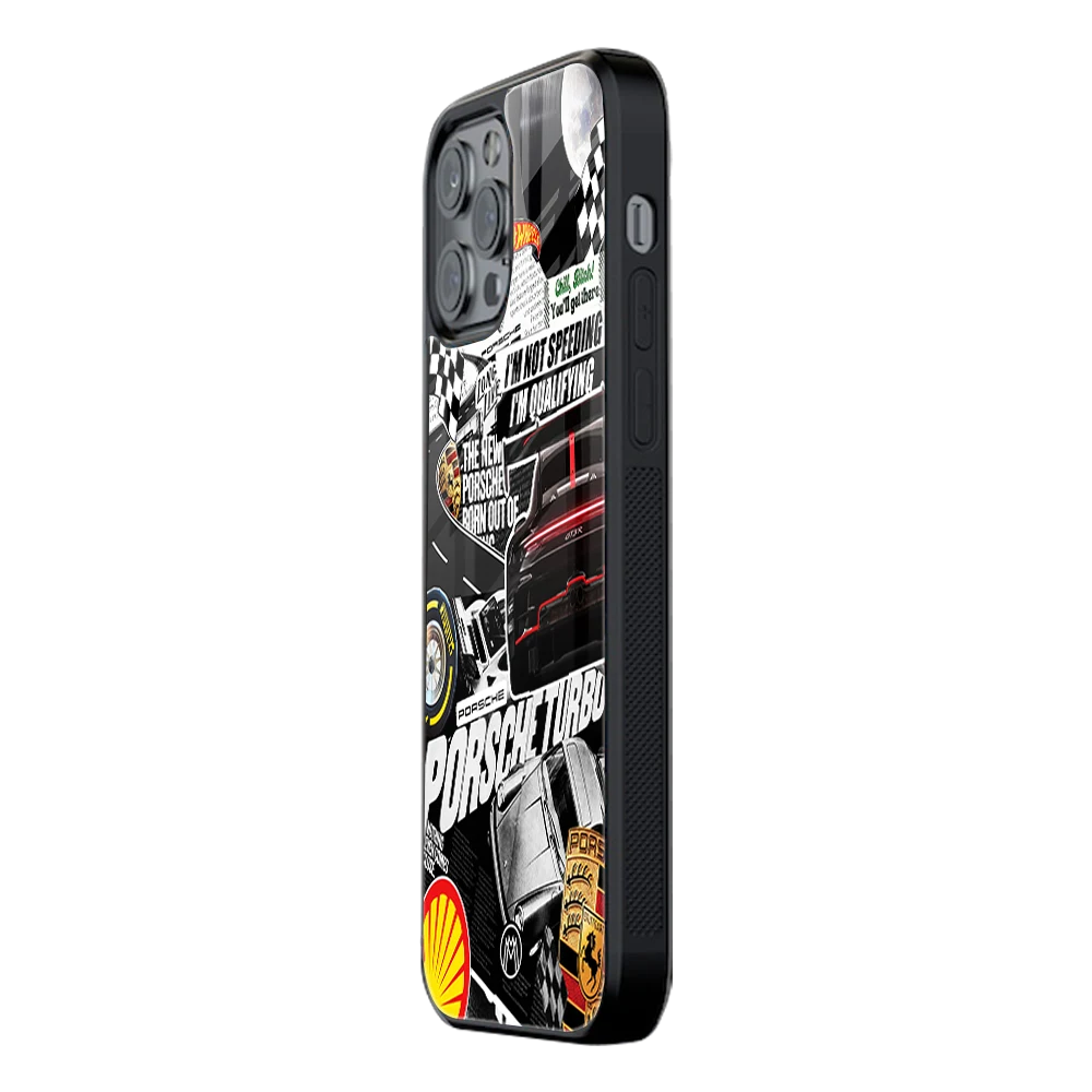 Slim Glass Back Phone Case for Multiple Brands iPhone, Samsung, Redmi, OnePlus, Oppo, Vivo