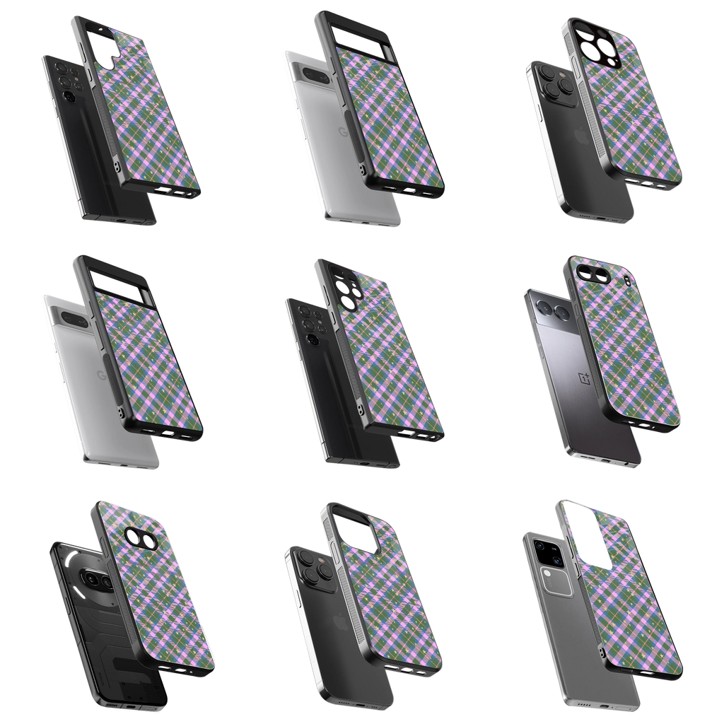 Durable Glass Back Mobile Case for iPhone, Samsung, OnePlus, Google Pixel, Redmi, Vivo, Oppo