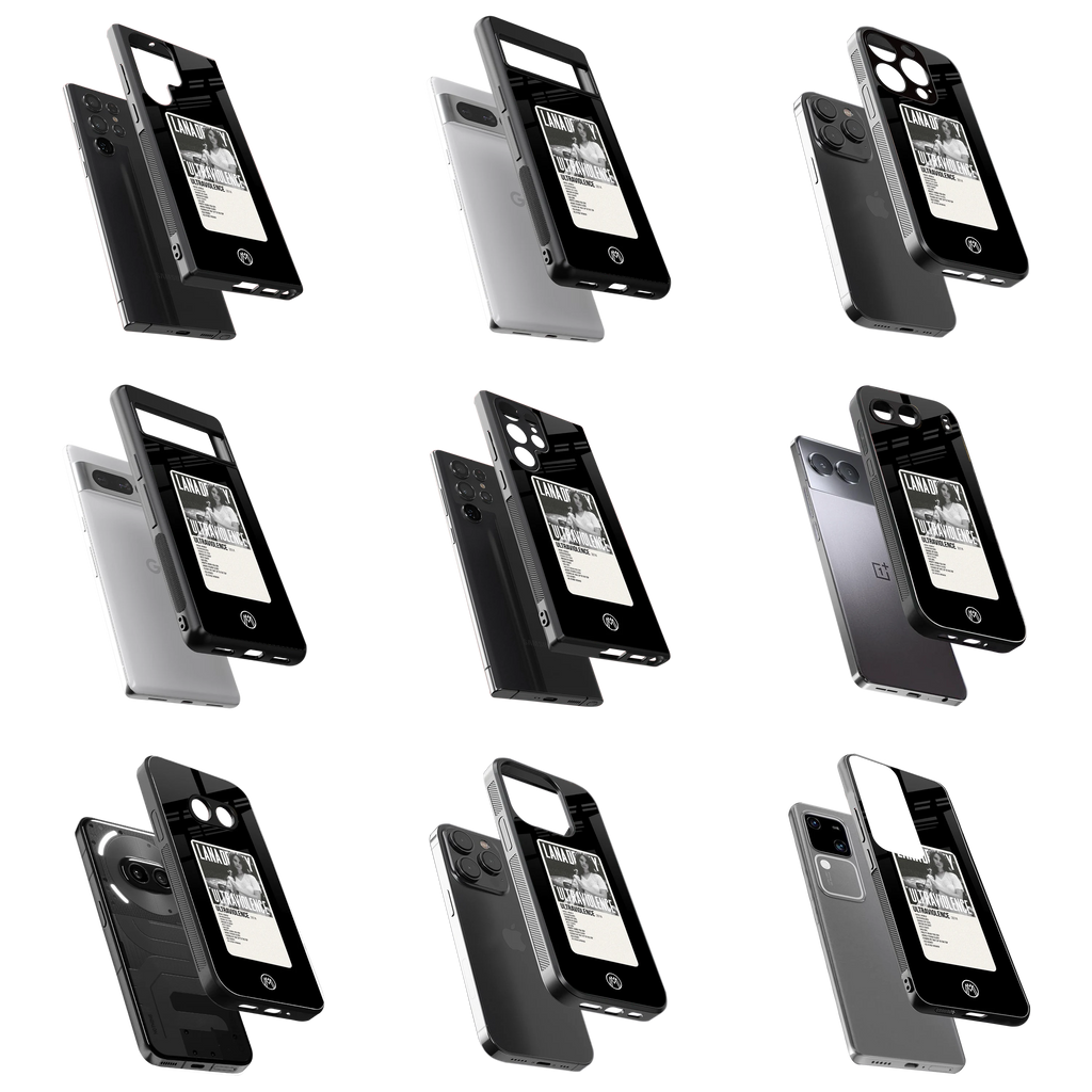 Durable Glass Back Mobile Case for iPhone, Samsung, OnePlus, Google Pixel, Redmi, Vivo, Oppo