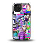 unbothered back phone cover | glass case for iphone 13 mini