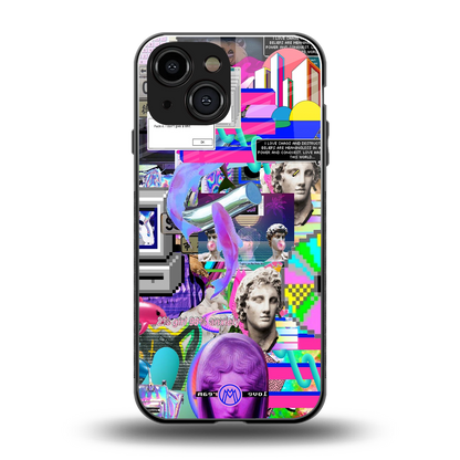 unbothered back phone cover | glass case for iphone 13 mini