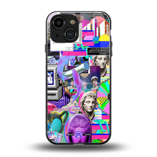 unbothered back phone cover | glass case for iphone 13 mini