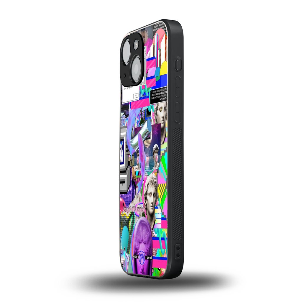 unbothered back phone cover | glass case for iphone 13 mini
