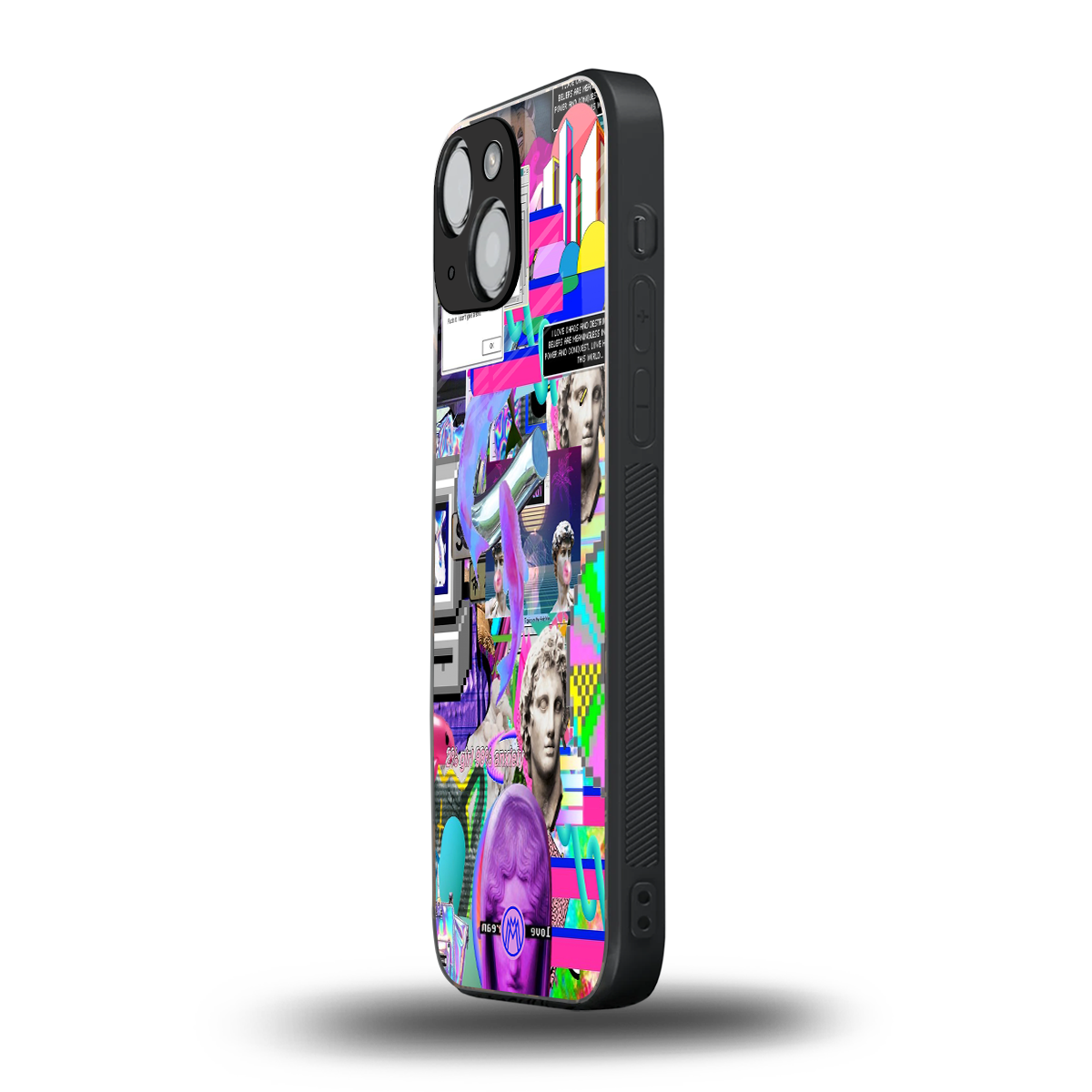 unbothered back phone cover | glass case for iphone 13 mini
