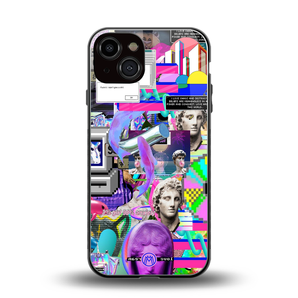 unbothered back phone cover | glass case for iphone 13