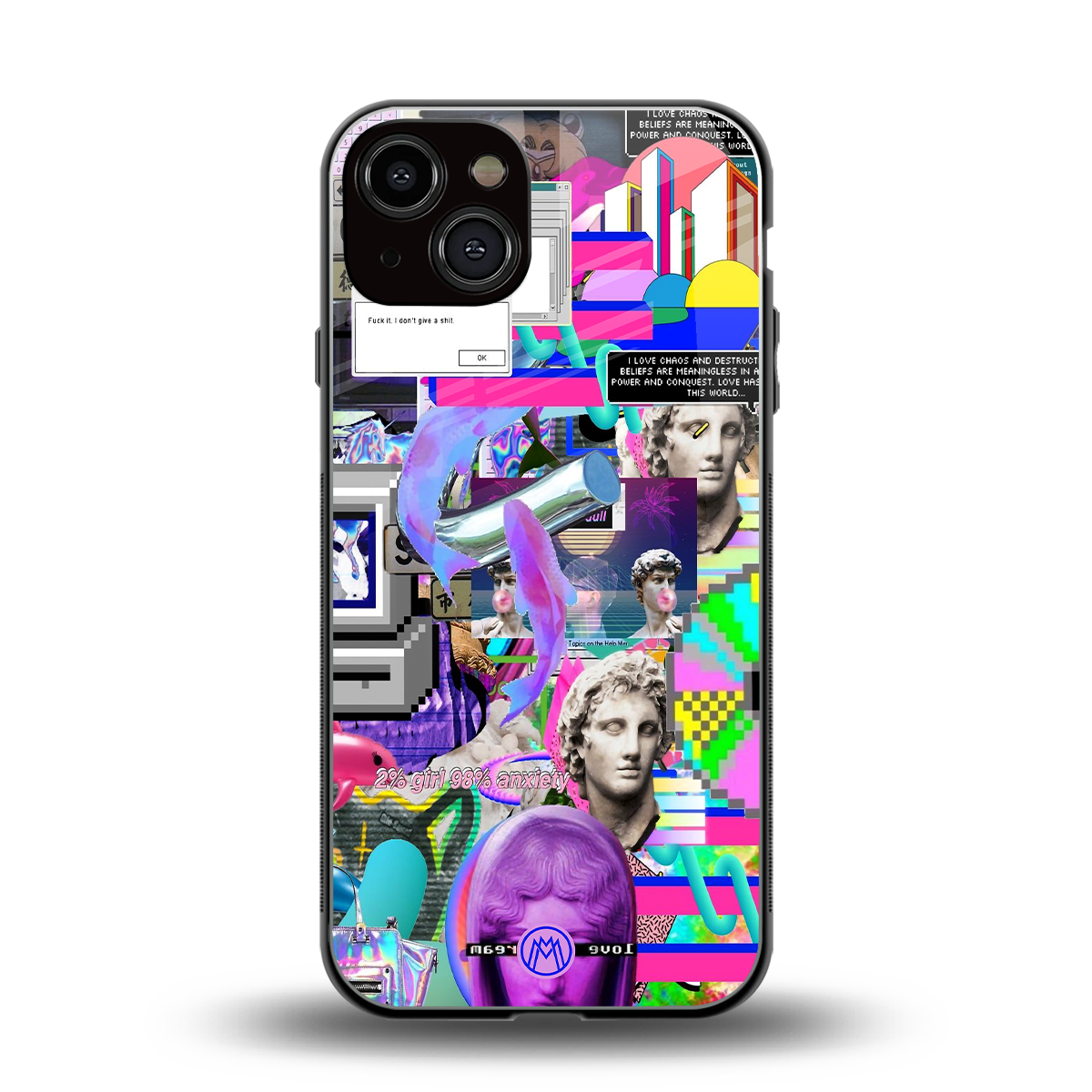 unbothered back phone cover | glass case for iphone 13
