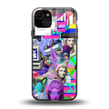 unbothered back phone cover | glass case for iphone 15 plus