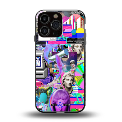 unbothered back phone cover | glass case for iphone 14 pro max