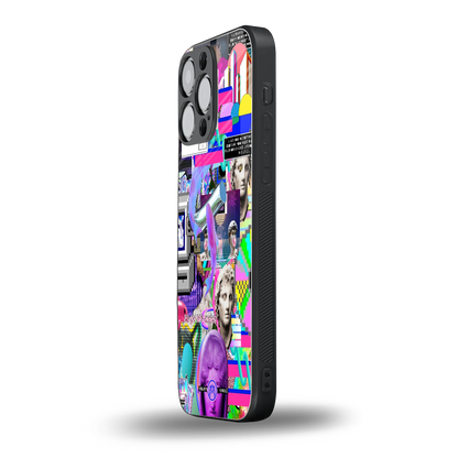 unbothered back phone cover | glass case for iphone 14 pro max