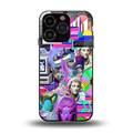 unbothered back phone cover | glass case for iphone 15 pro