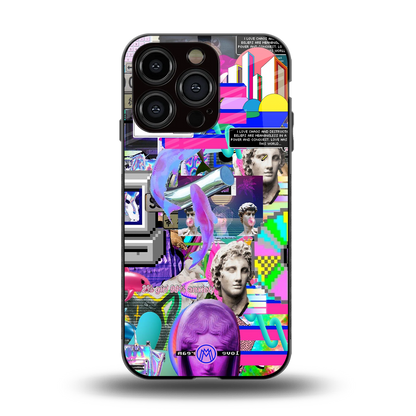 unbothered back phone cover | glass case for iphone 15 pro