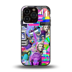 unbothered back phone cover | glass case for iphone 14 pro