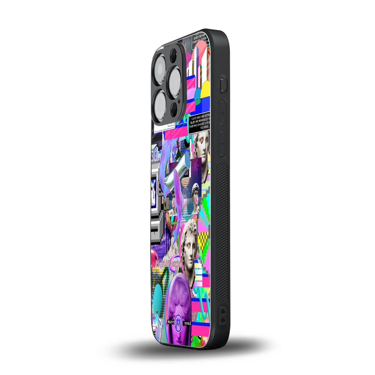 unbothered back phone cover | glass case for iphone 15 pro