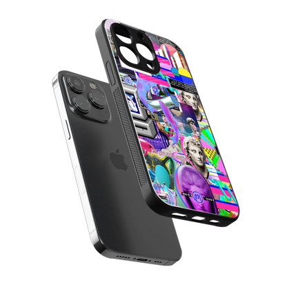 unbothered back phone cover | glass case for iphone 15 pro