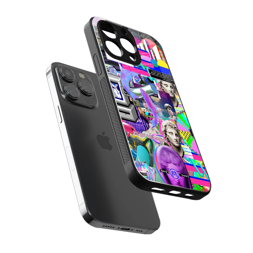 unbothered back phone cover | glass case for iphone 14 pro