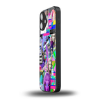 unbothered back phone cover | glass case for iphone 16 plus