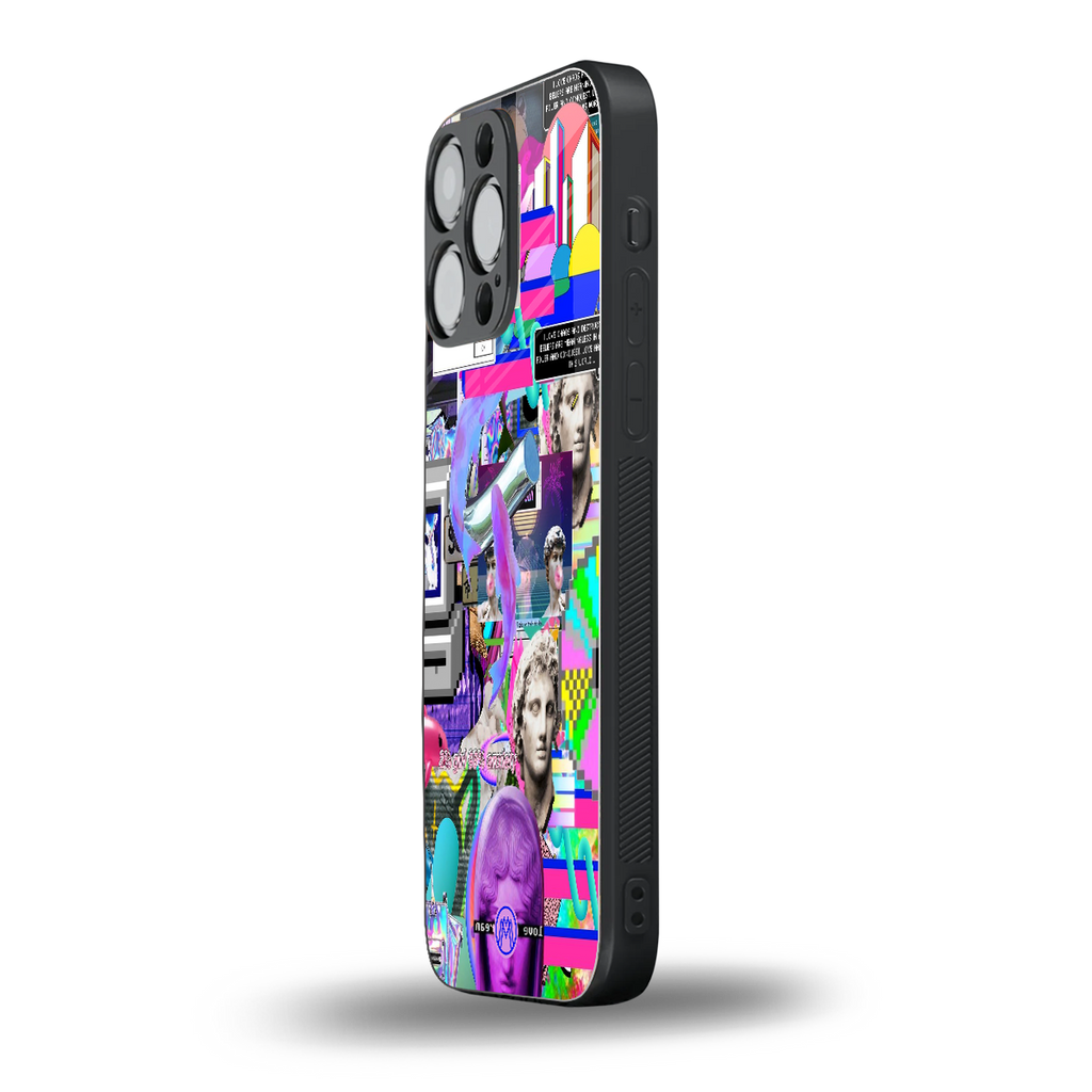 unbothered back phone cover | glass case for iphone 16 pro max